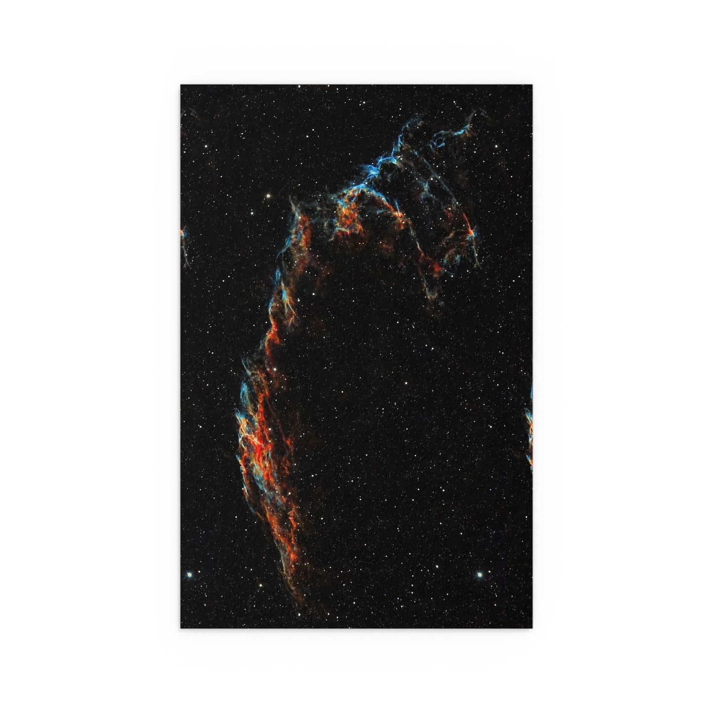 Indoor and Outdoor Silk Poster - The Eastern Veil NGC 6992 by AstronoBoa
