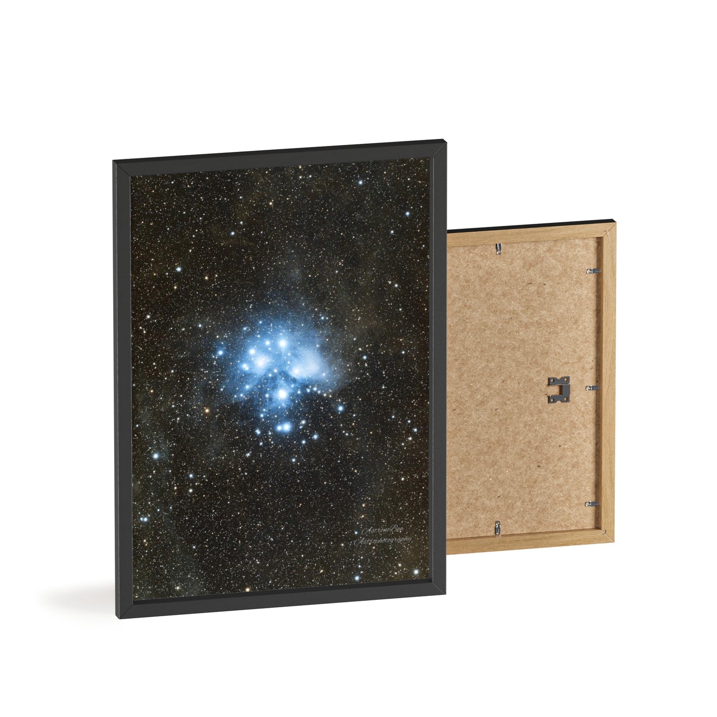 Wooden Frame The Pleiades Poster