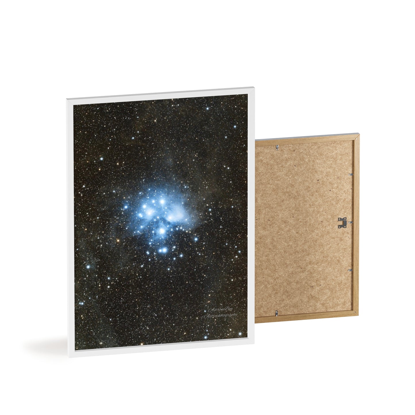 Wooden Frame The Pleiades Poster
