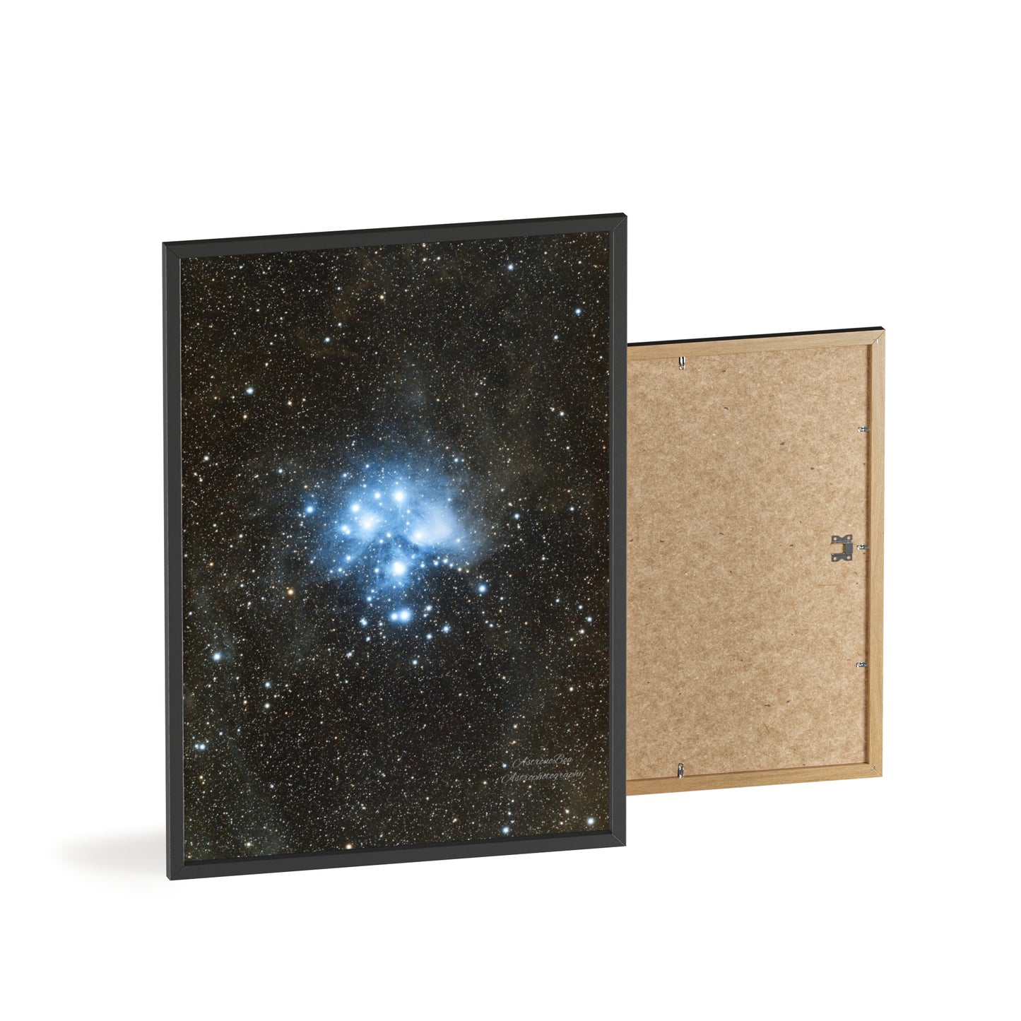 Wooden Frame The Pleiades Poster