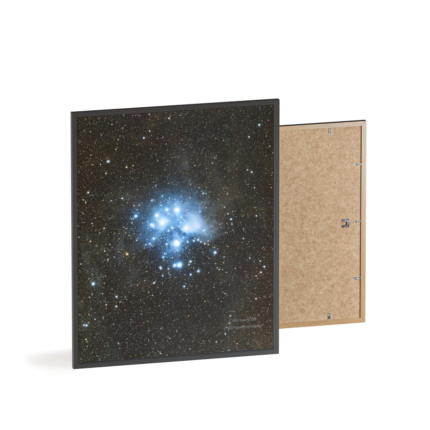 Wooden Frame The Pleiades Poster