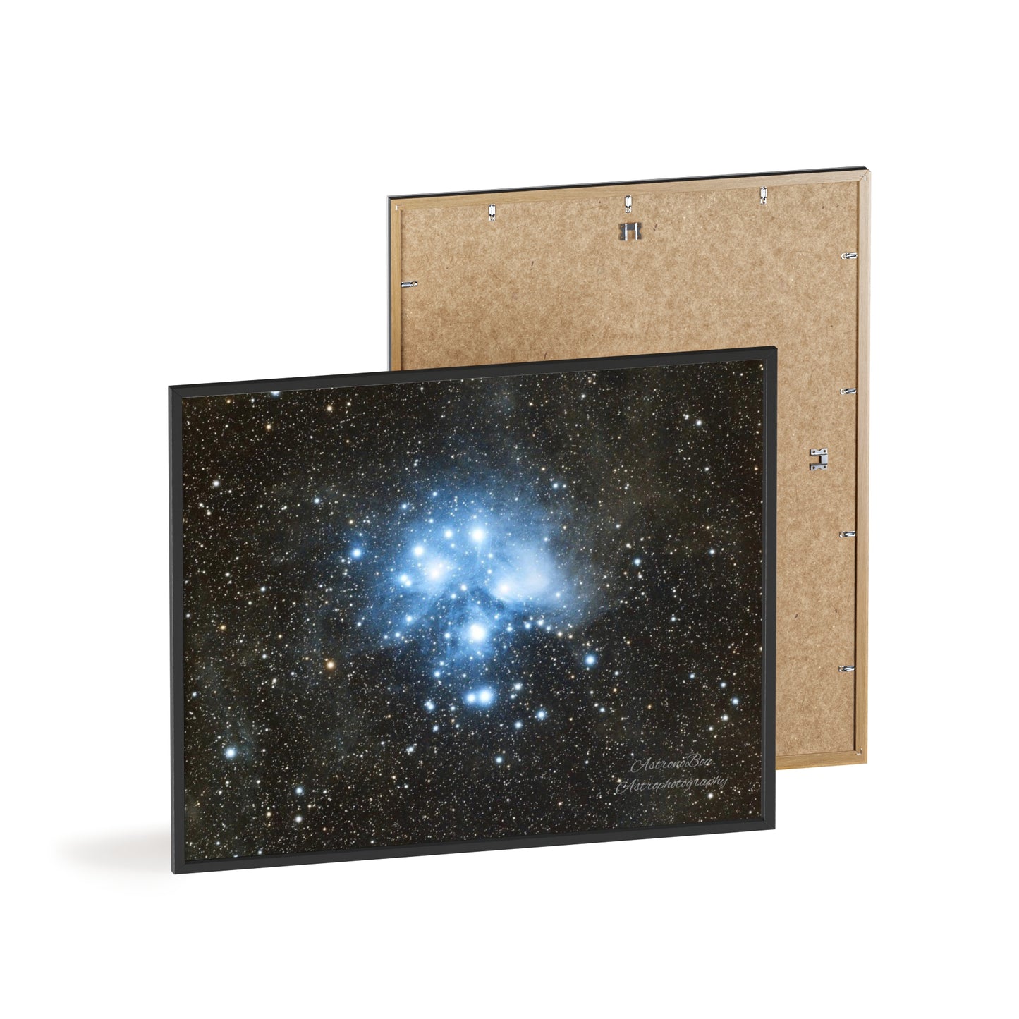 Wooden Frame The Pleiades Poster
