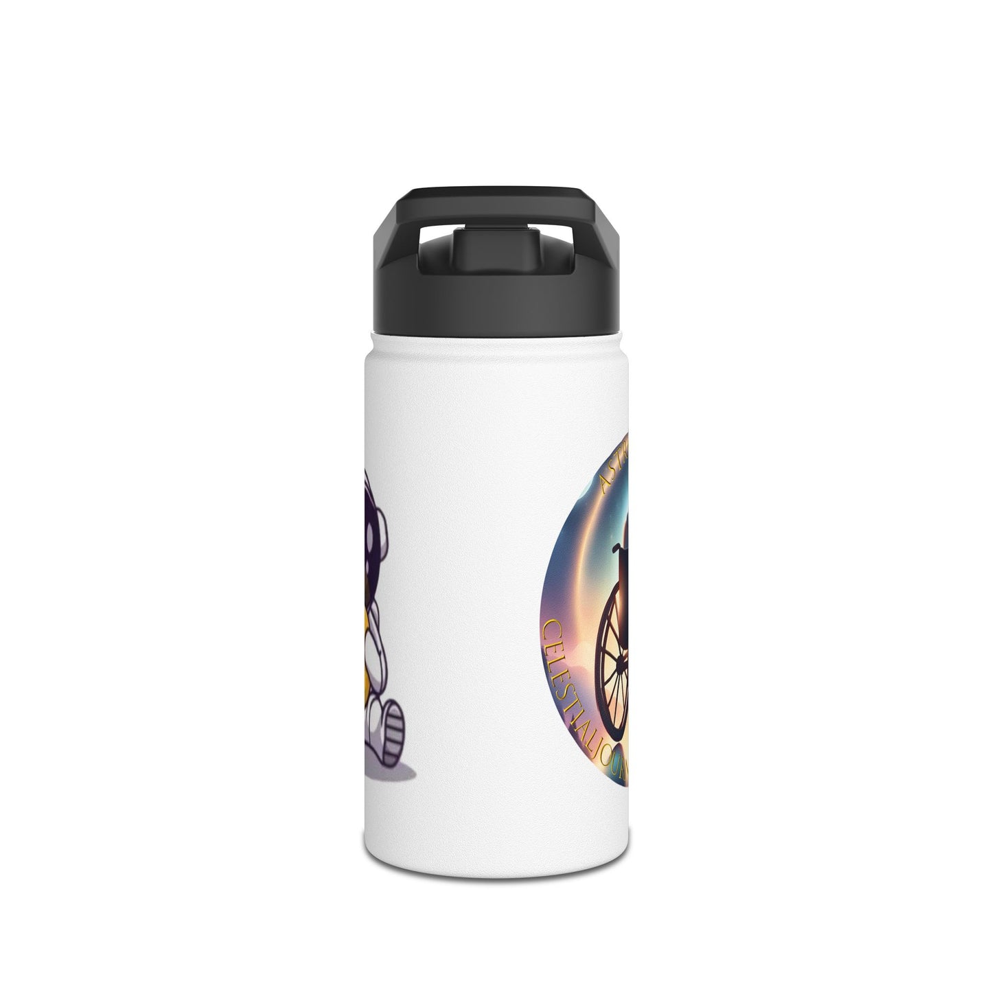 Water Bottle - Astronaut Celestial Journey Astronoboa Design