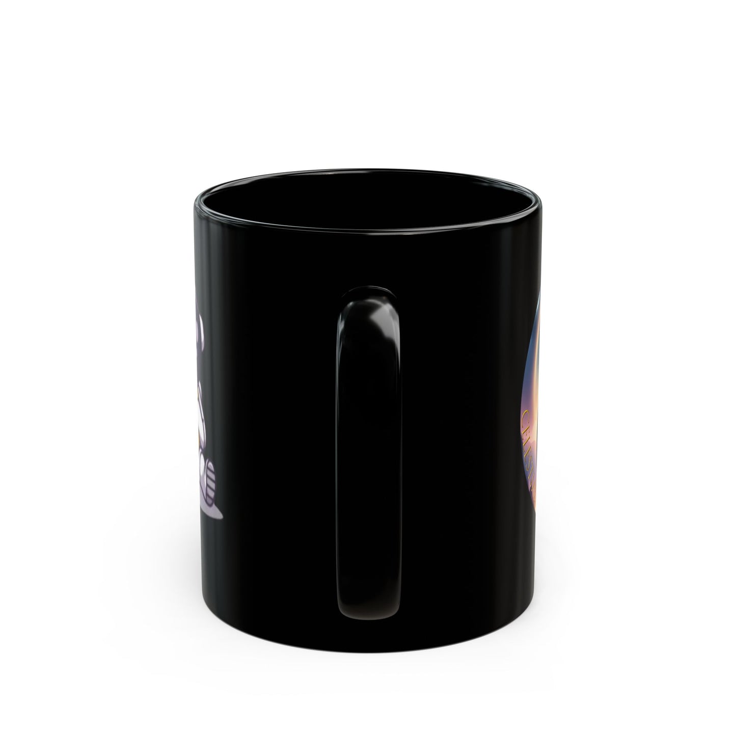 Black Mug Astronaut(11oz, 15oz)