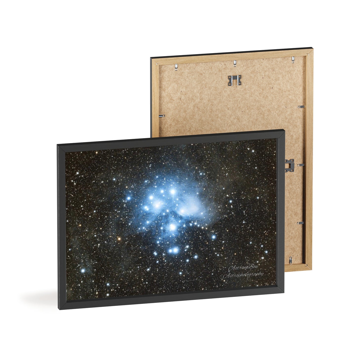 Wooden Frame The Pleiades Poster