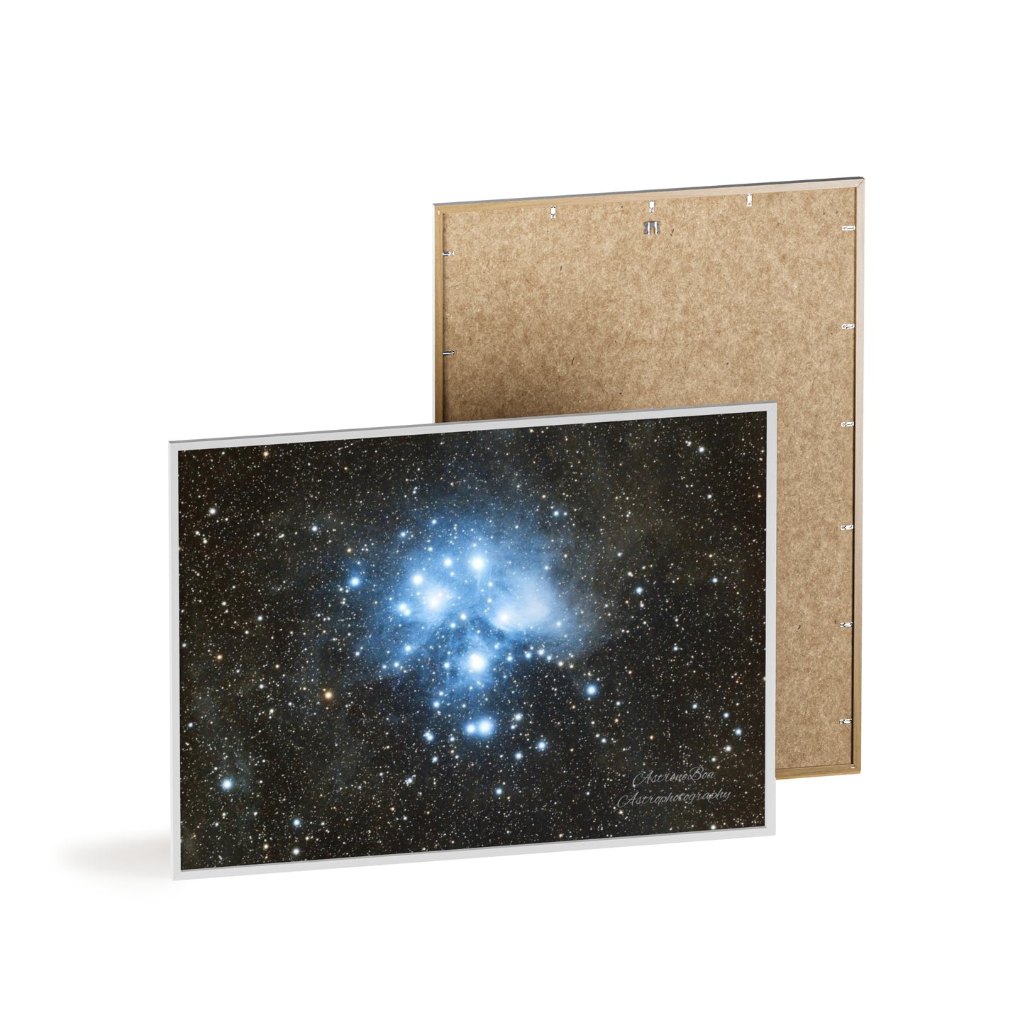 Wooden Frame The Pleiades Poster