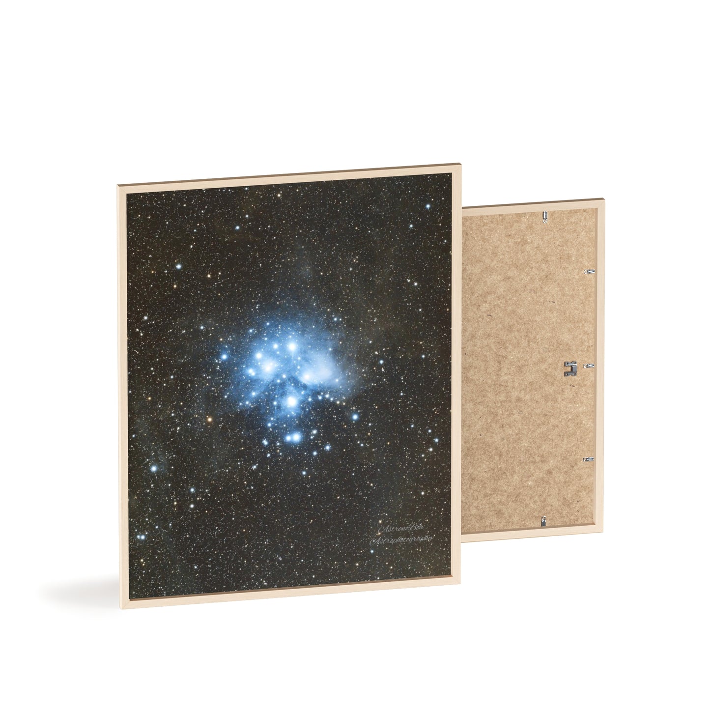 Wooden Frame The Pleiades Poster