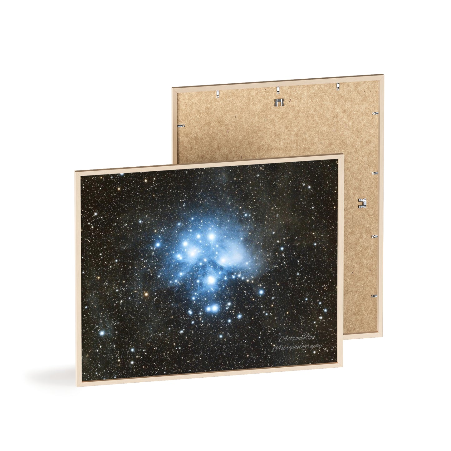 Wooden Frame The Pleiades Poster