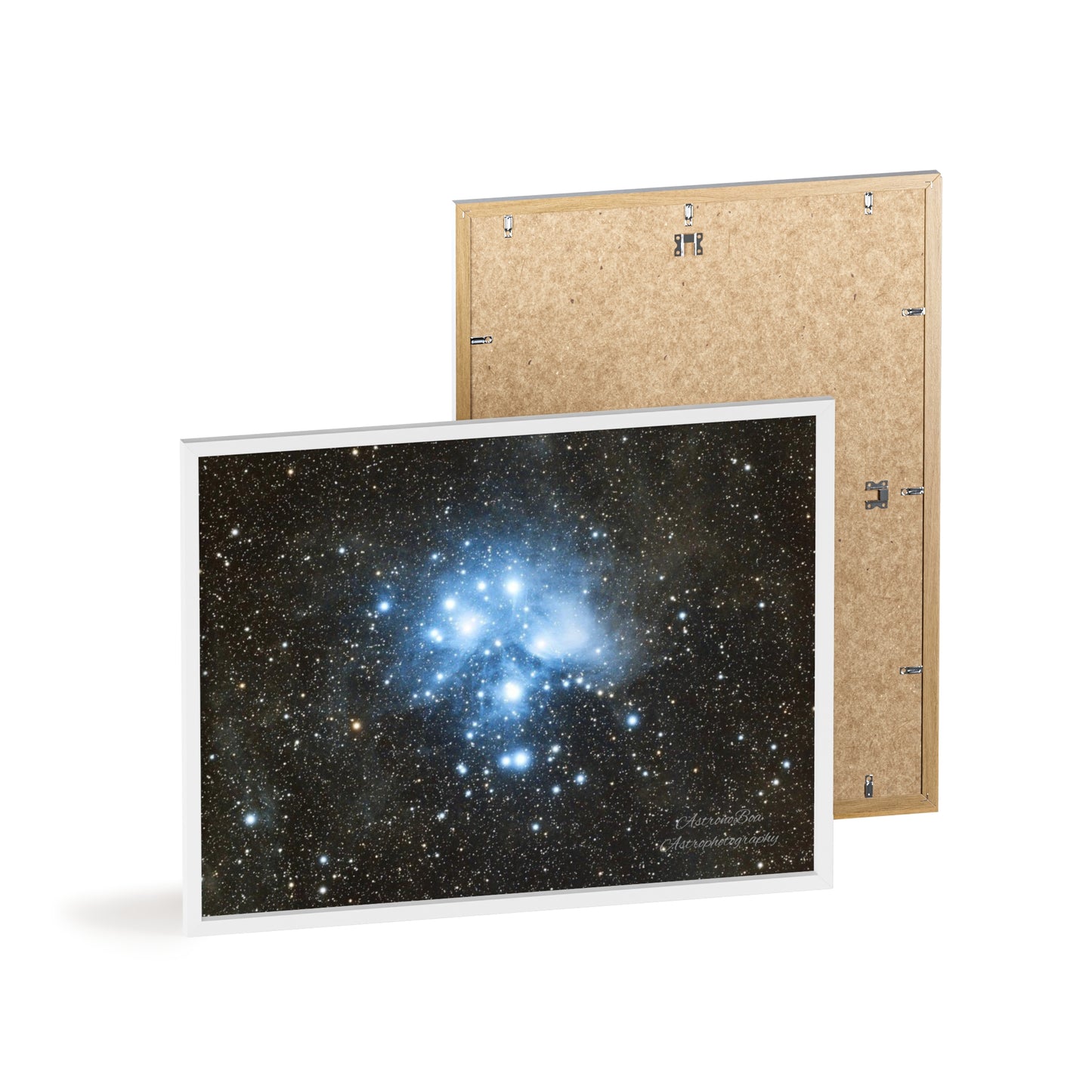 Wooden Frame The Pleiades Poster