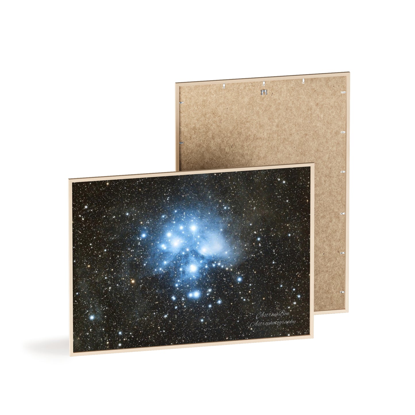 Wooden Frame The Pleiades Poster