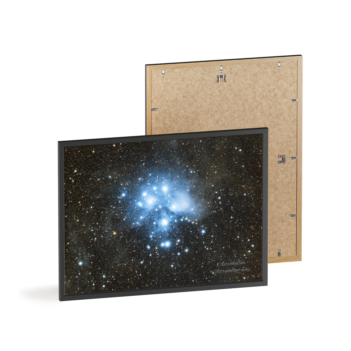 Wooden Frame The Pleiades Poster