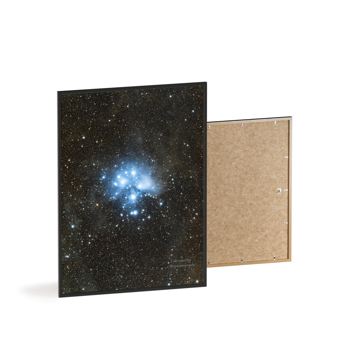 Wooden Frame The Pleiades Poster