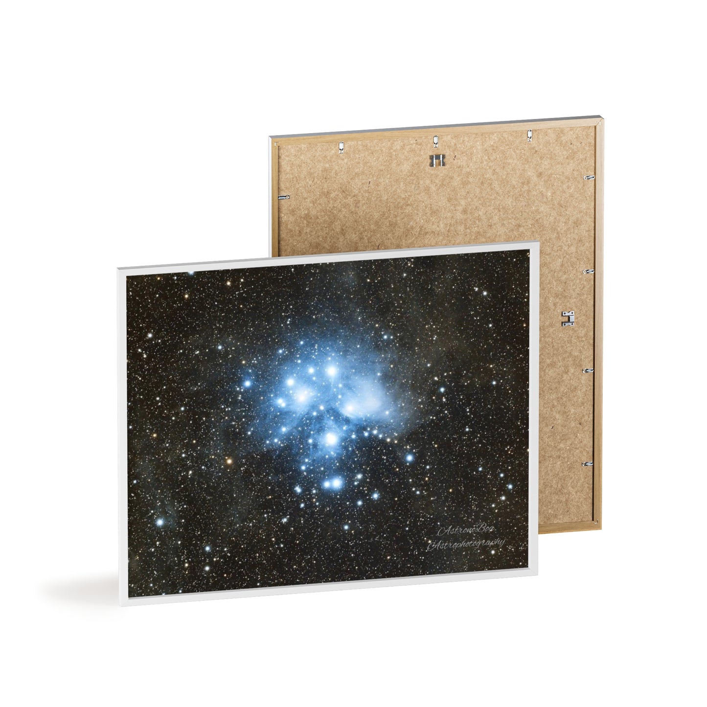 Wooden Frame The Pleiades Poster