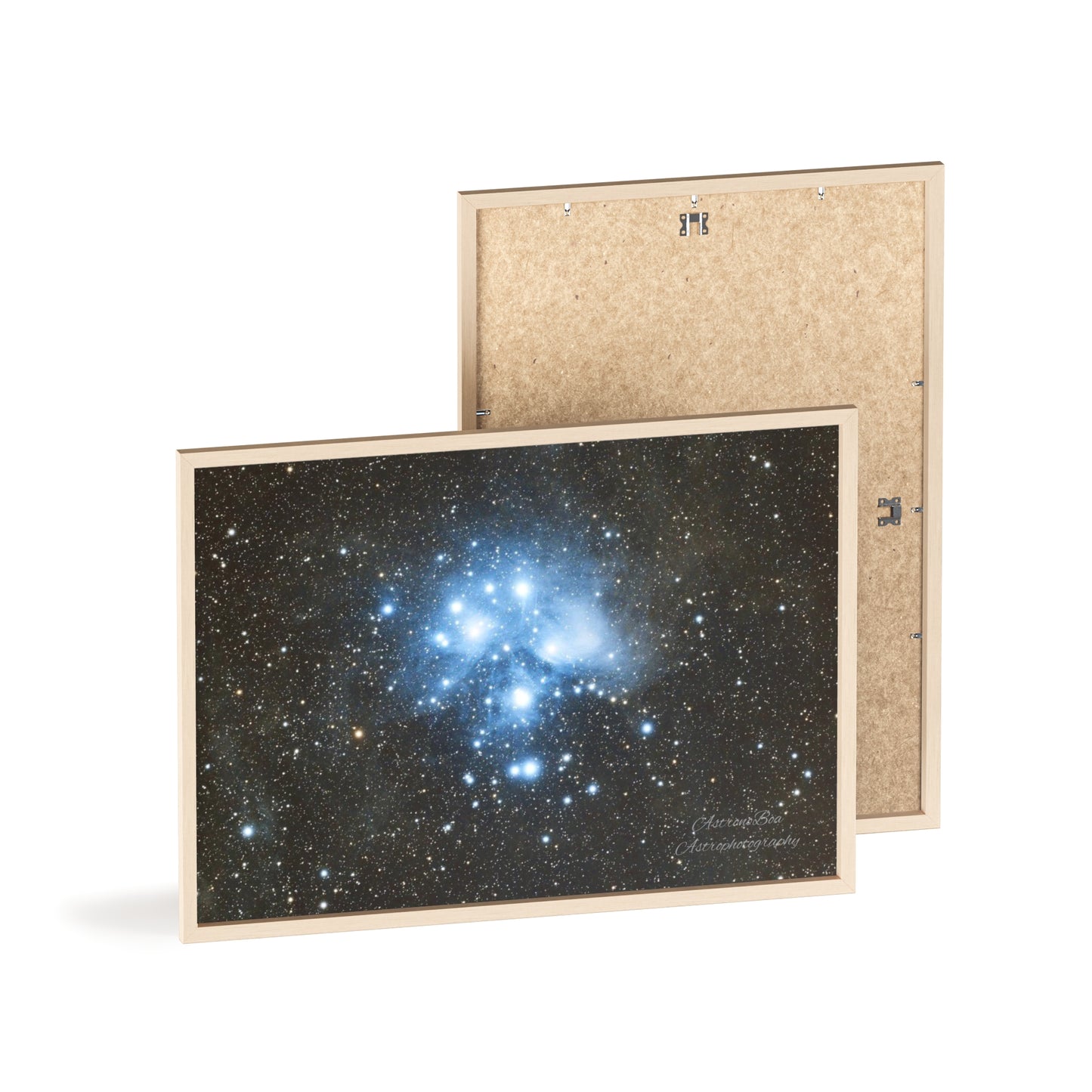Wooden Frame The Pleiades Poster