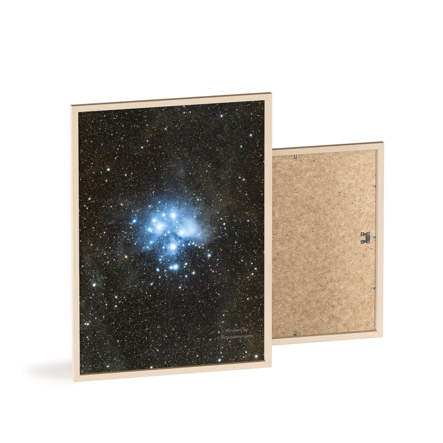 Wooden Frame The Pleiades Poster
