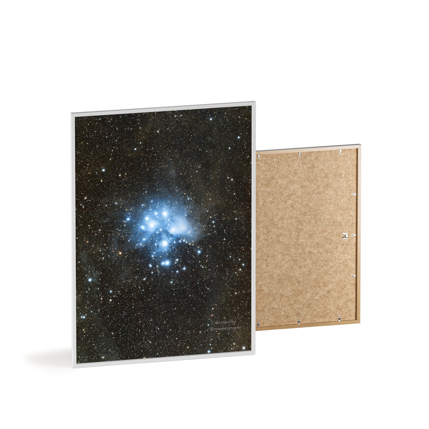 Wooden Frame The Pleiades Poster
