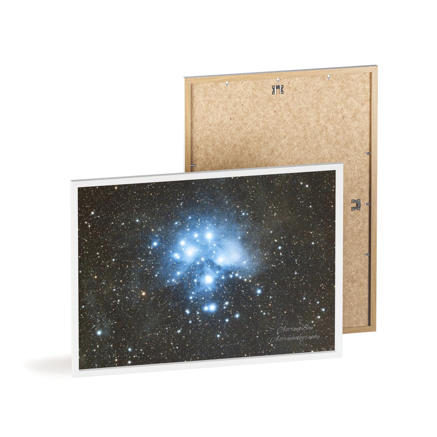 Wooden Frame The Pleiades Poster