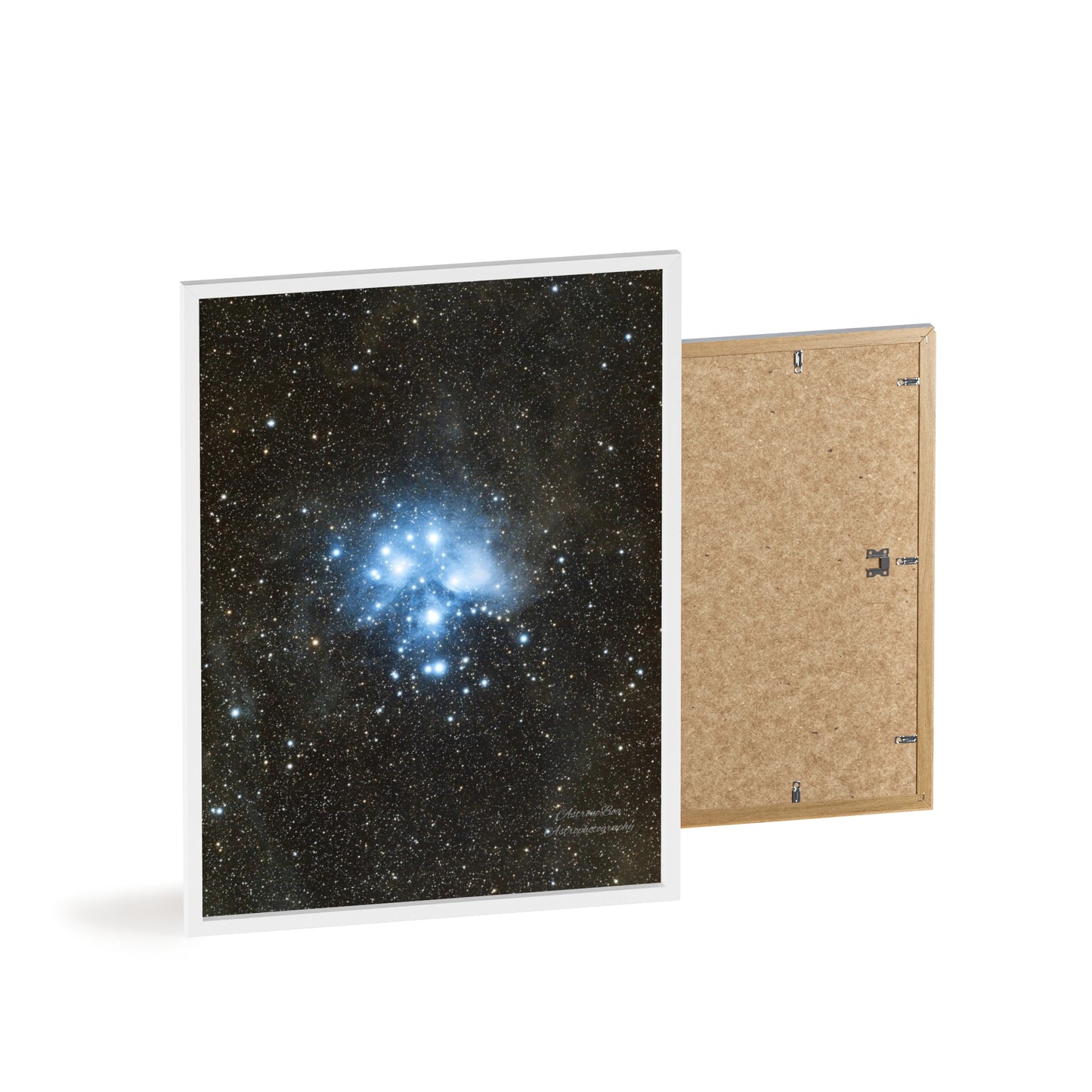 Wooden Frame The Pleiades Poster