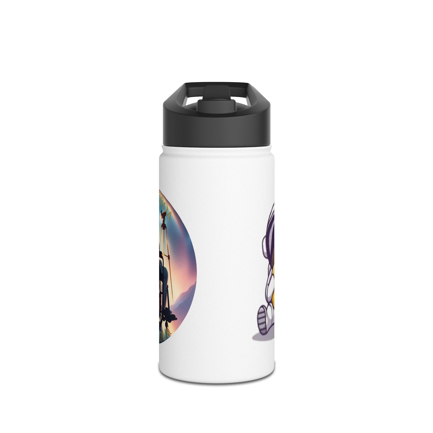 Water Bottle - Astronaut Celestial Journey Astronoboa Design
