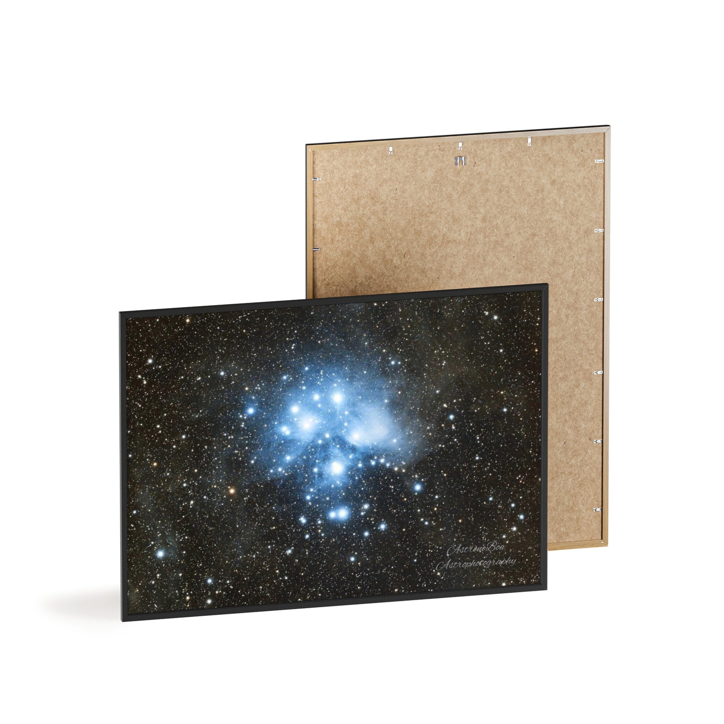 Wooden Frame The Pleiades Poster