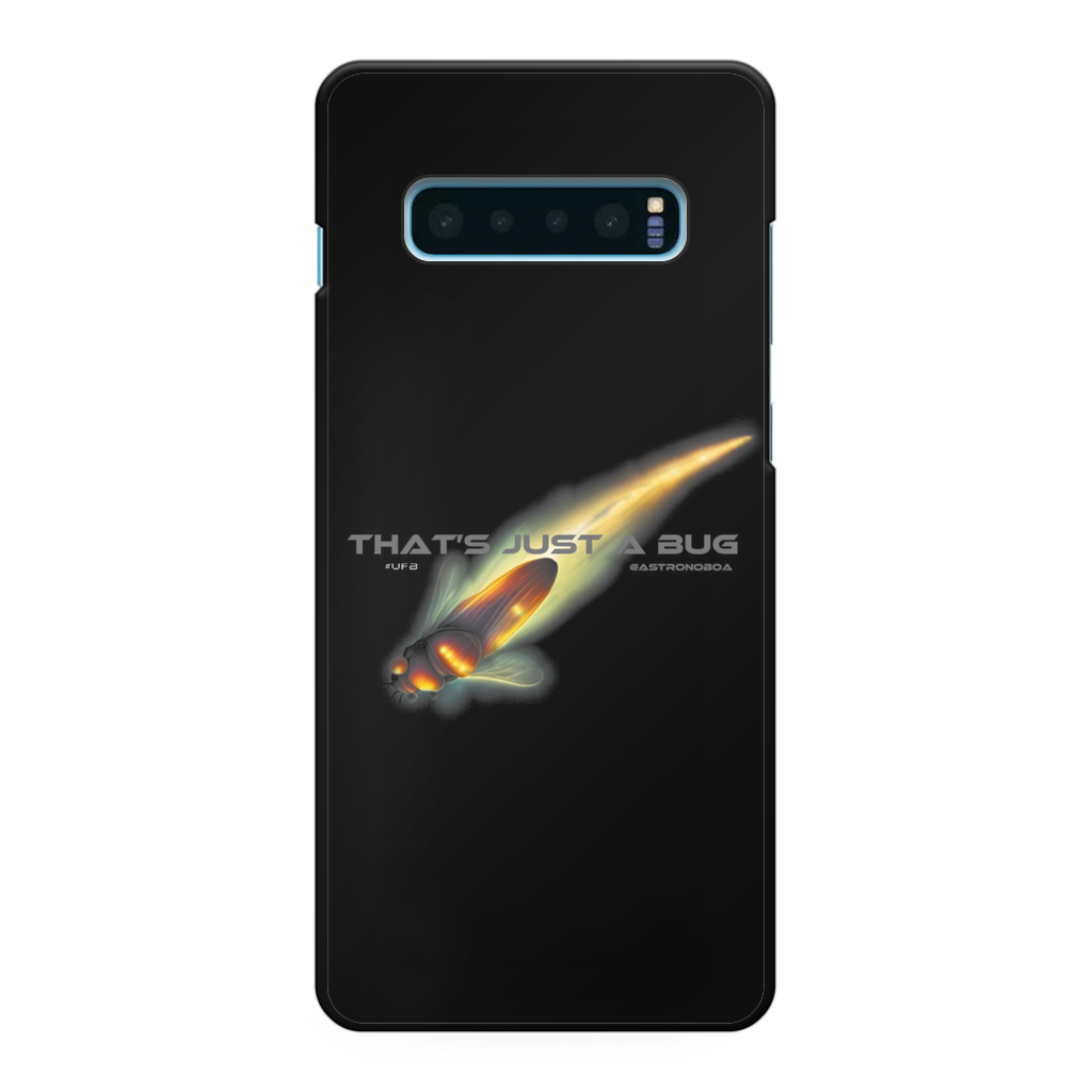 Hard Phone Case Back Printed Black "That's Just A Bug"