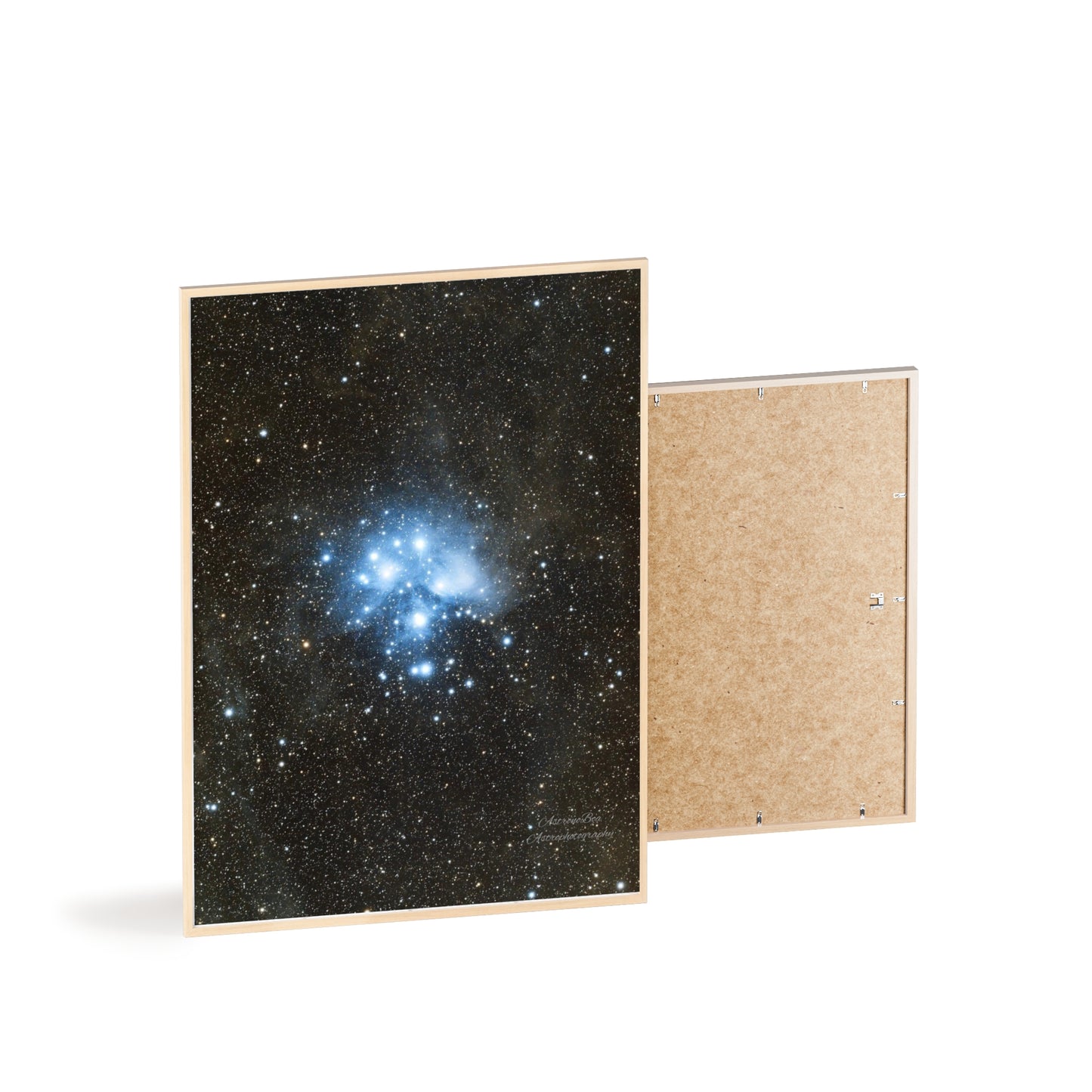Wooden Frame The Pleiades Poster