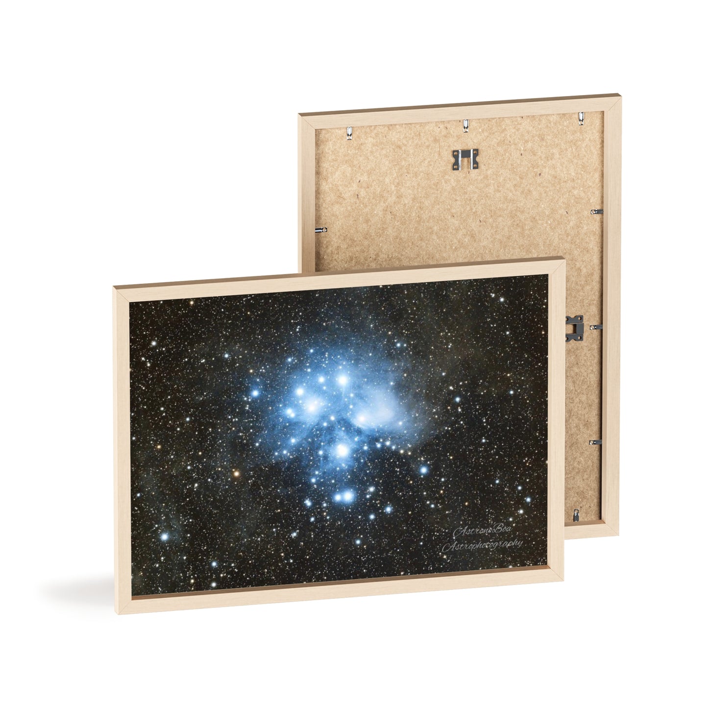Wooden Frame The Pleiades Poster