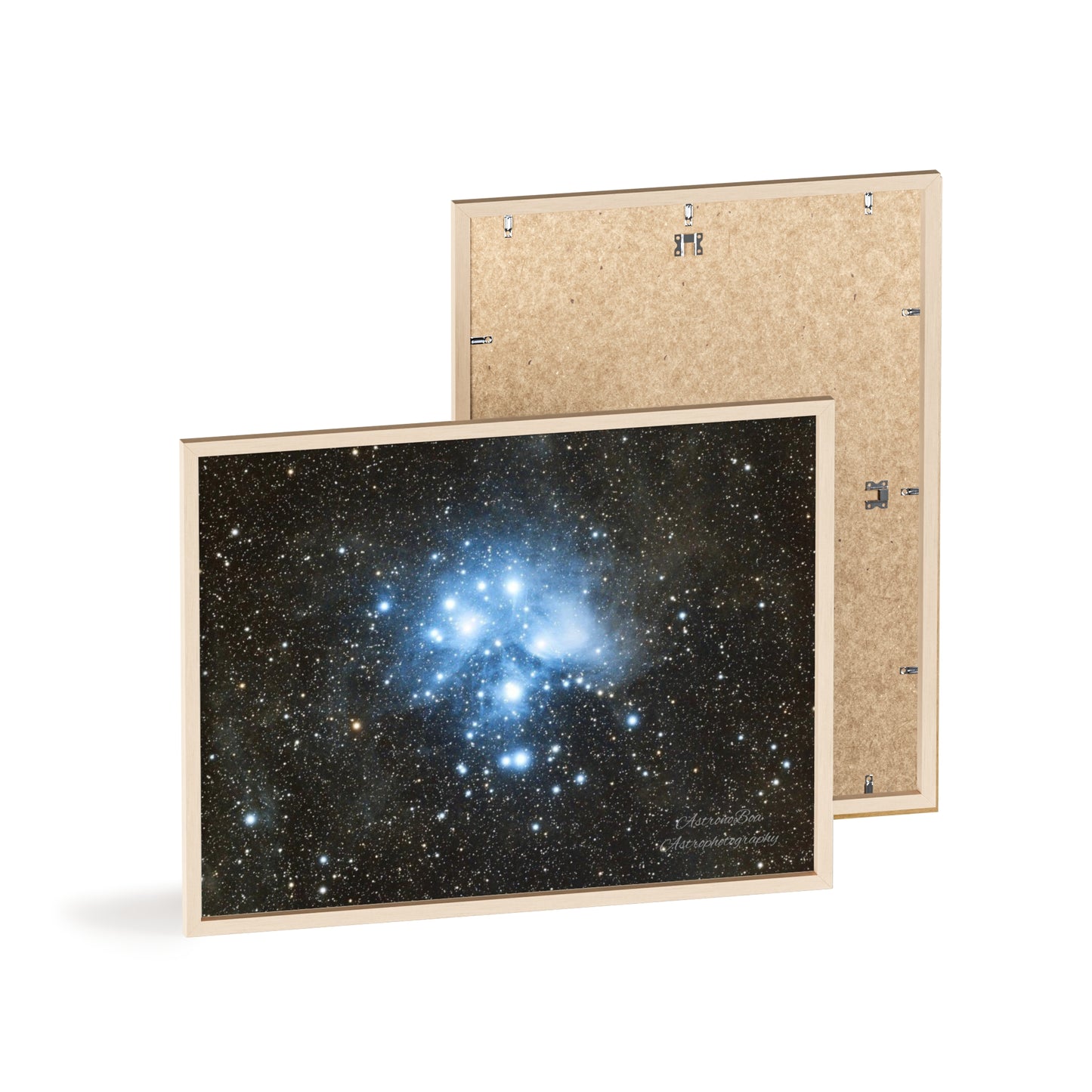 Wooden Frame The Pleiades Poster
