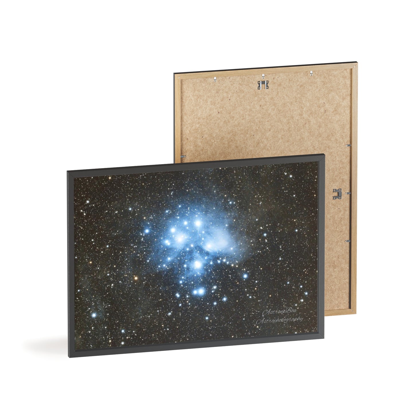 Wooden Frame The Pleiades Poster