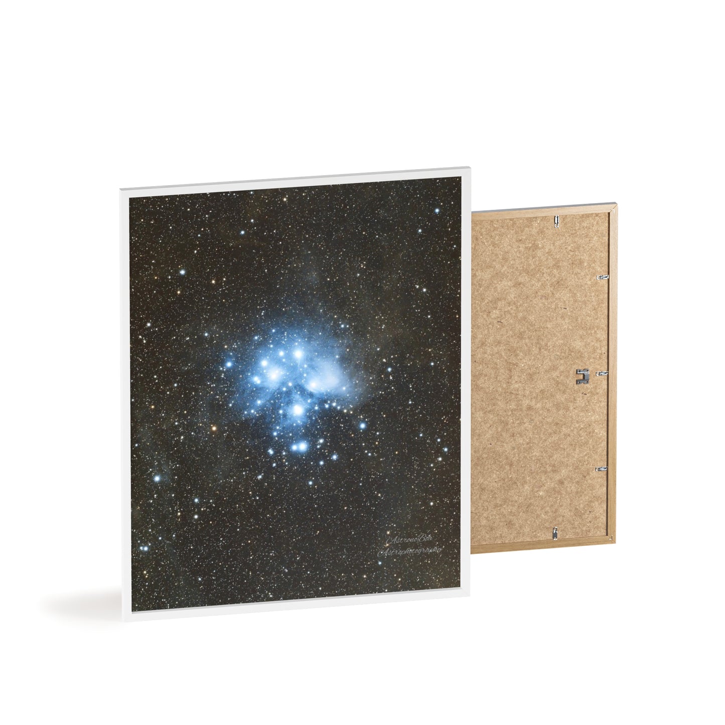 Wooden Frame The Pleiades Poster