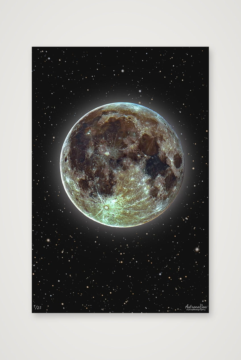 Mineral Moon by AstronoBoa — 40×60cm, 16×24" Print only