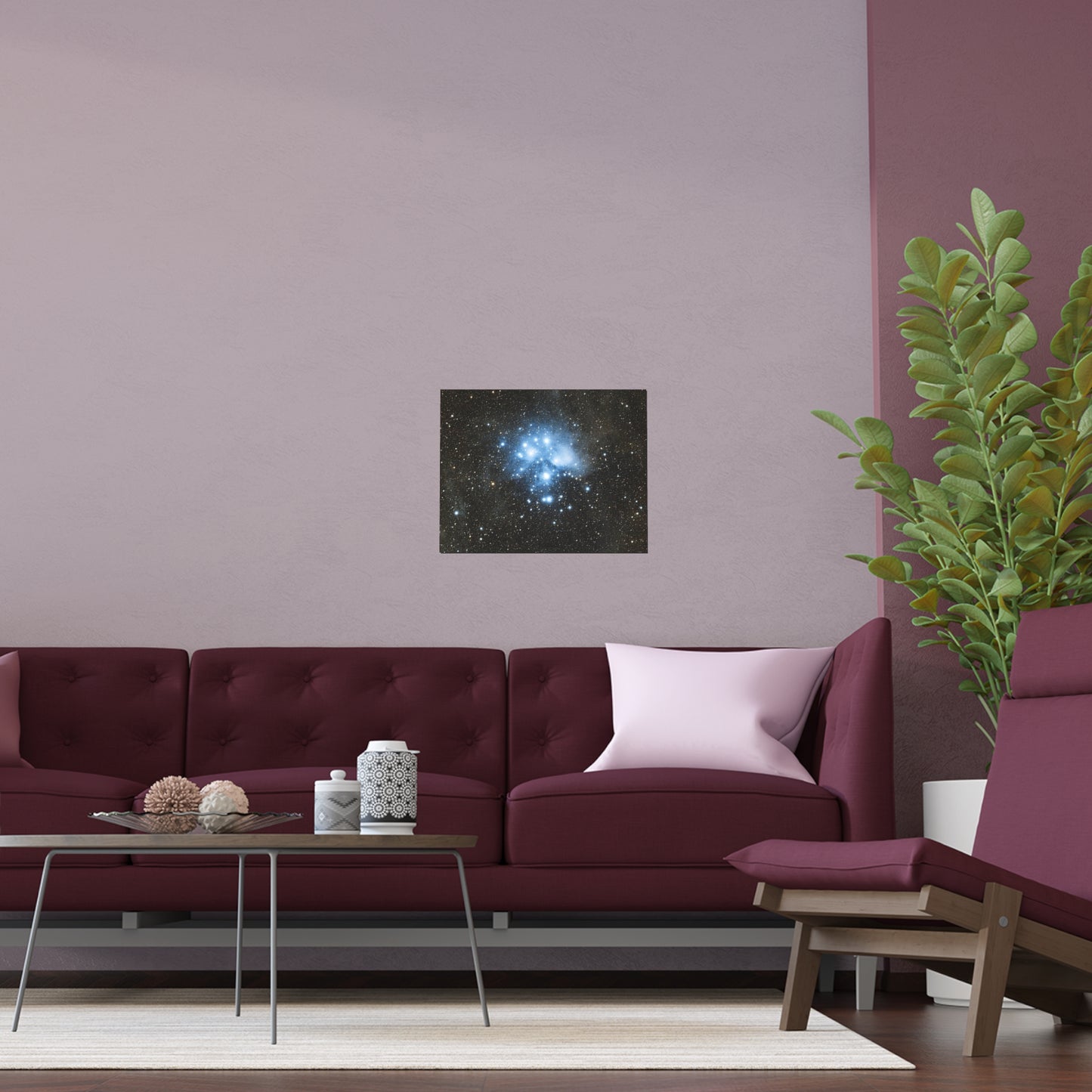 Indoor and Outdoor Silk Poster - The Pleiades by AstronoBoa