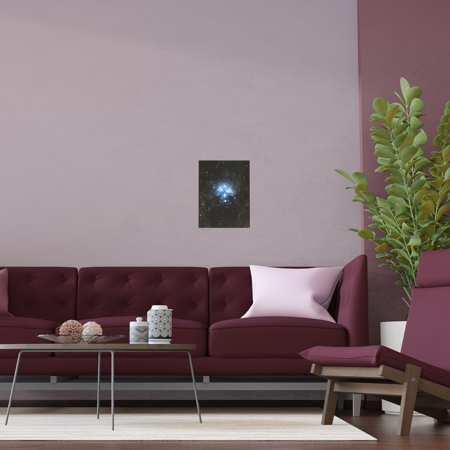 Indoor and Outdoor Silk Poster - The Pleiades by AstronoBoa