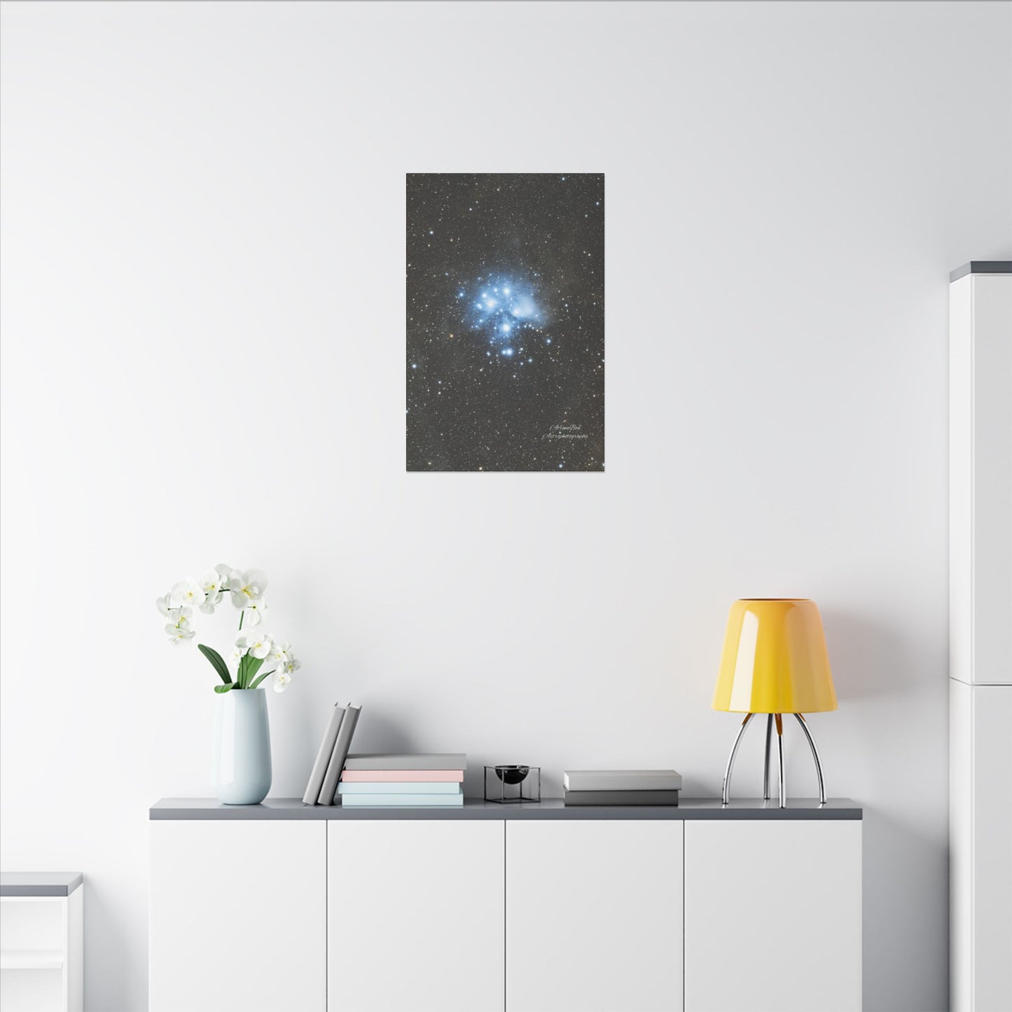 Canvas Print Pleiades Star Cluster created by AstronoBoa