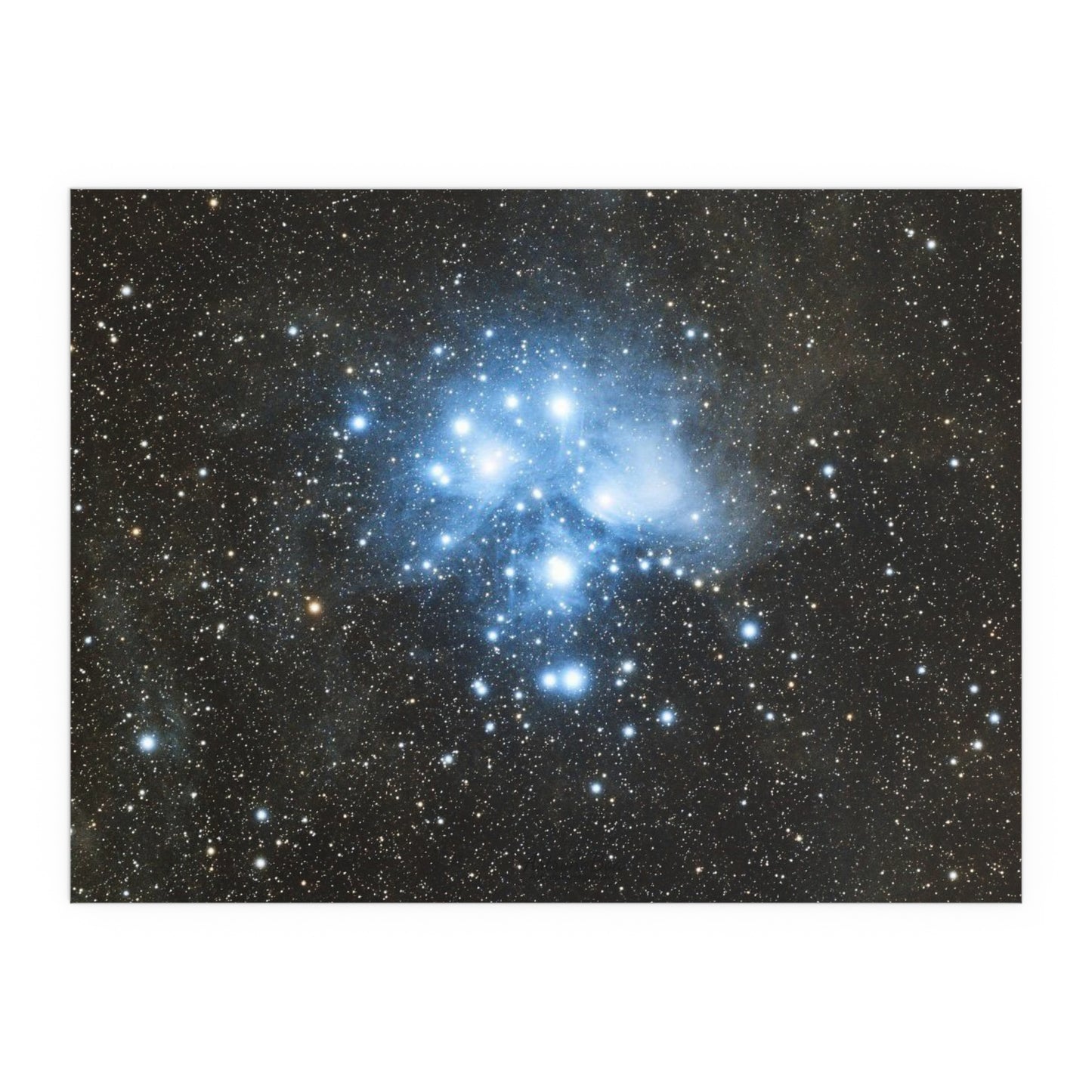 Indoor and Outdoor Silk Poster - The Pleiades by AstronoBoa