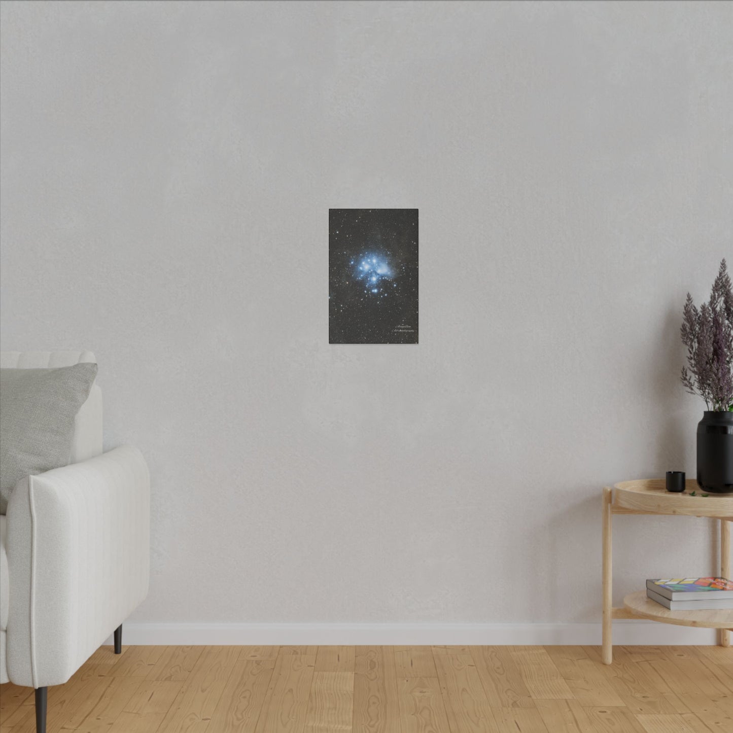 Canvas Print Pleiades Star Cluster created by AstronoBoa