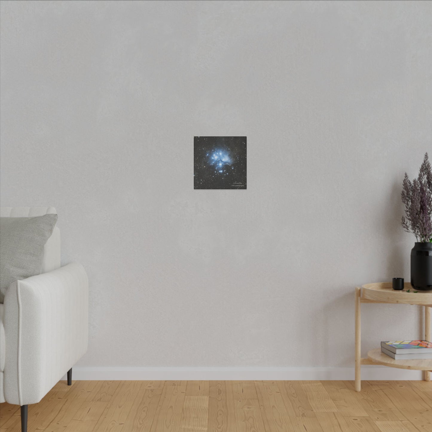 Canvas Print Pleiades Star Cluster created by AstronoBoa