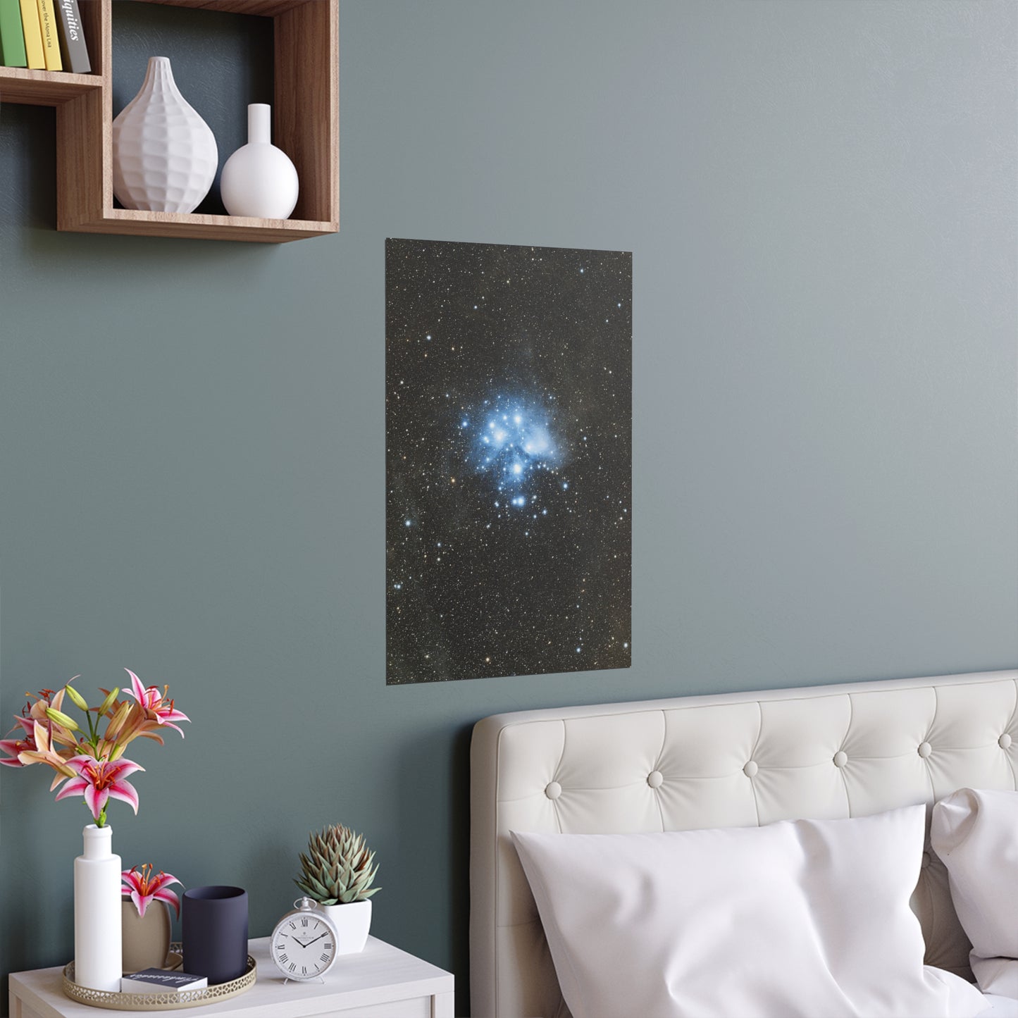 Indoor and Outdoor Silk Poster - The Pleiades by AstronoBoa