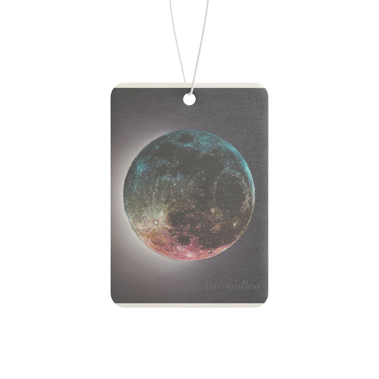 Car Air Freshener Full Moon Art