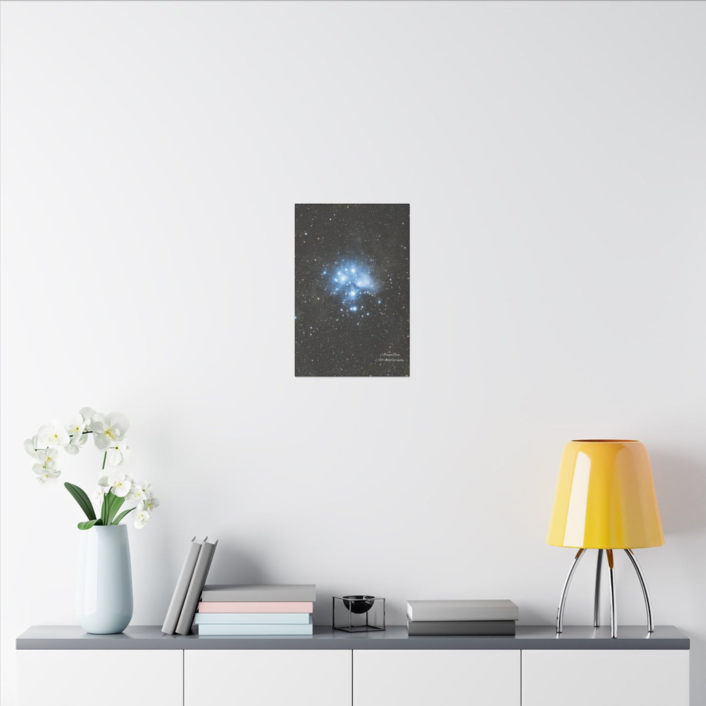 Canvas Print Pleiades Star Cluster created by AstronoBoa