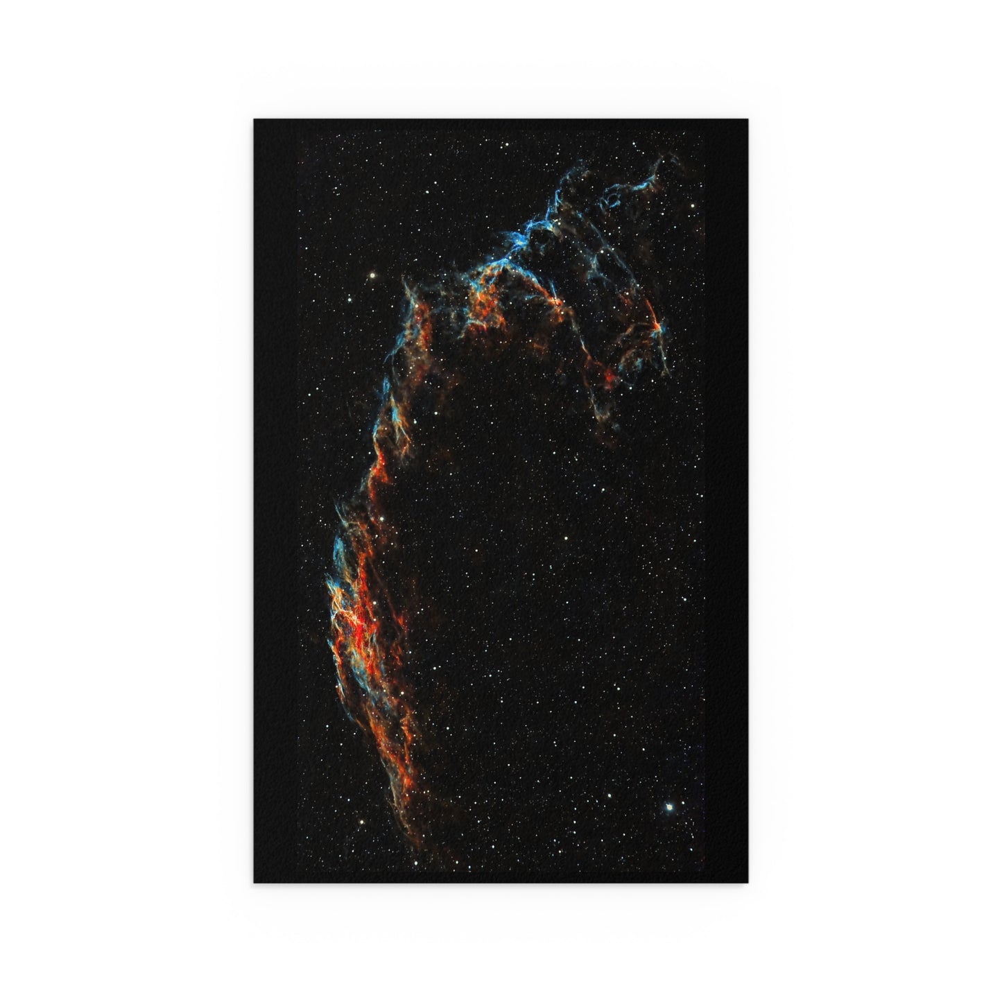 Indoor and Outdoor Silk Poster - The Eastern Veil NGC 6992 by AstronoBoa