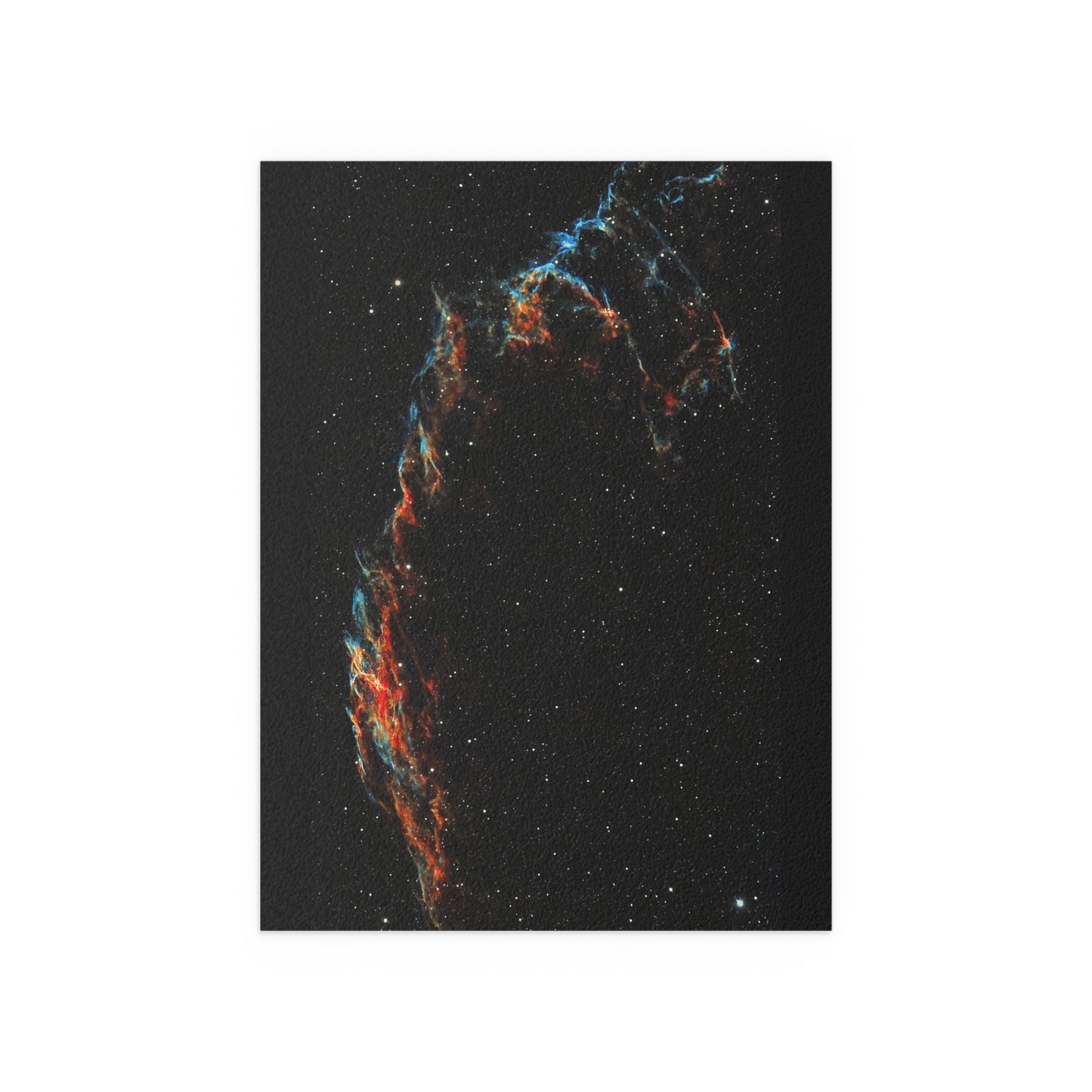 Indoor and Outdoor Silk Poster - The Eastern Veil NGC 6992 by AstronoBoa