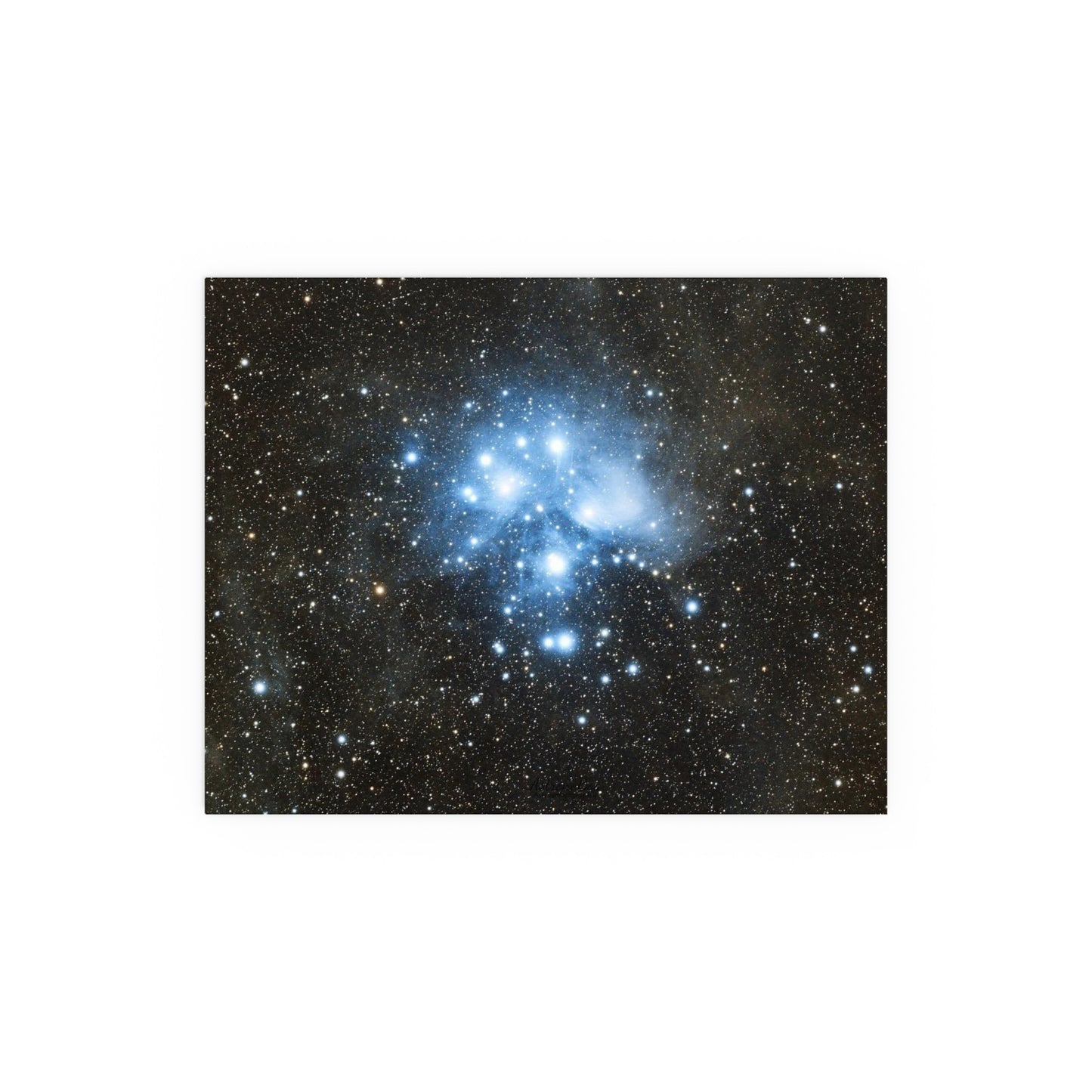 Indoor and Outdoor Silk Poster - The Pleiades by AstronoBoa