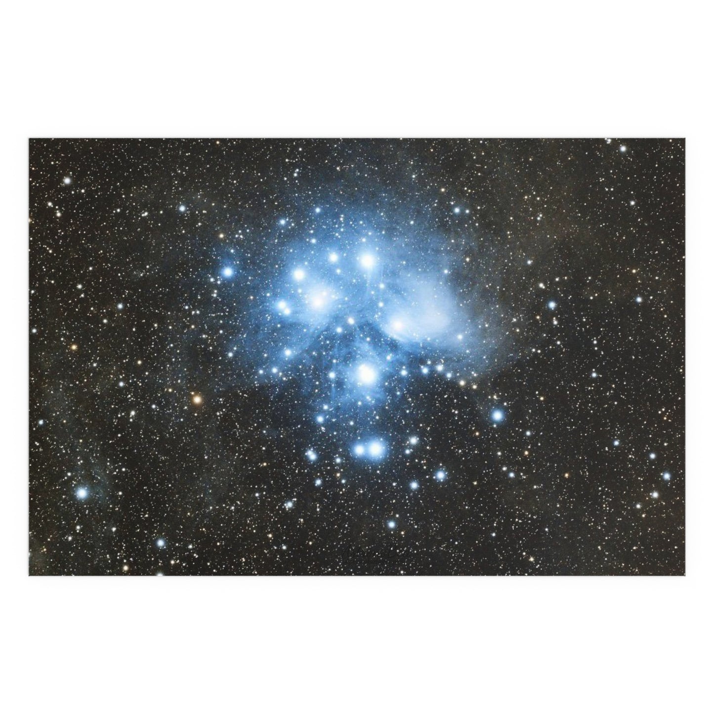 Indoor and Outdoor Silk Poster - The Pleiades by AstronoBoa