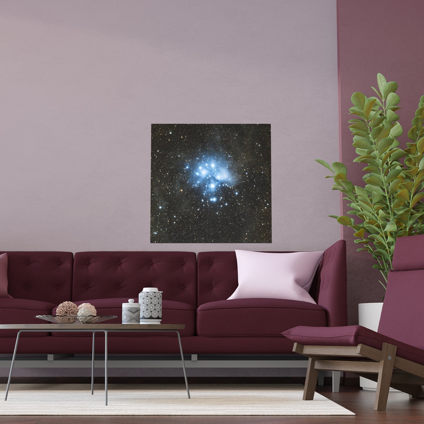 Indoor and Outdoor Silk Poster - The Pleiades by AstronoBoa