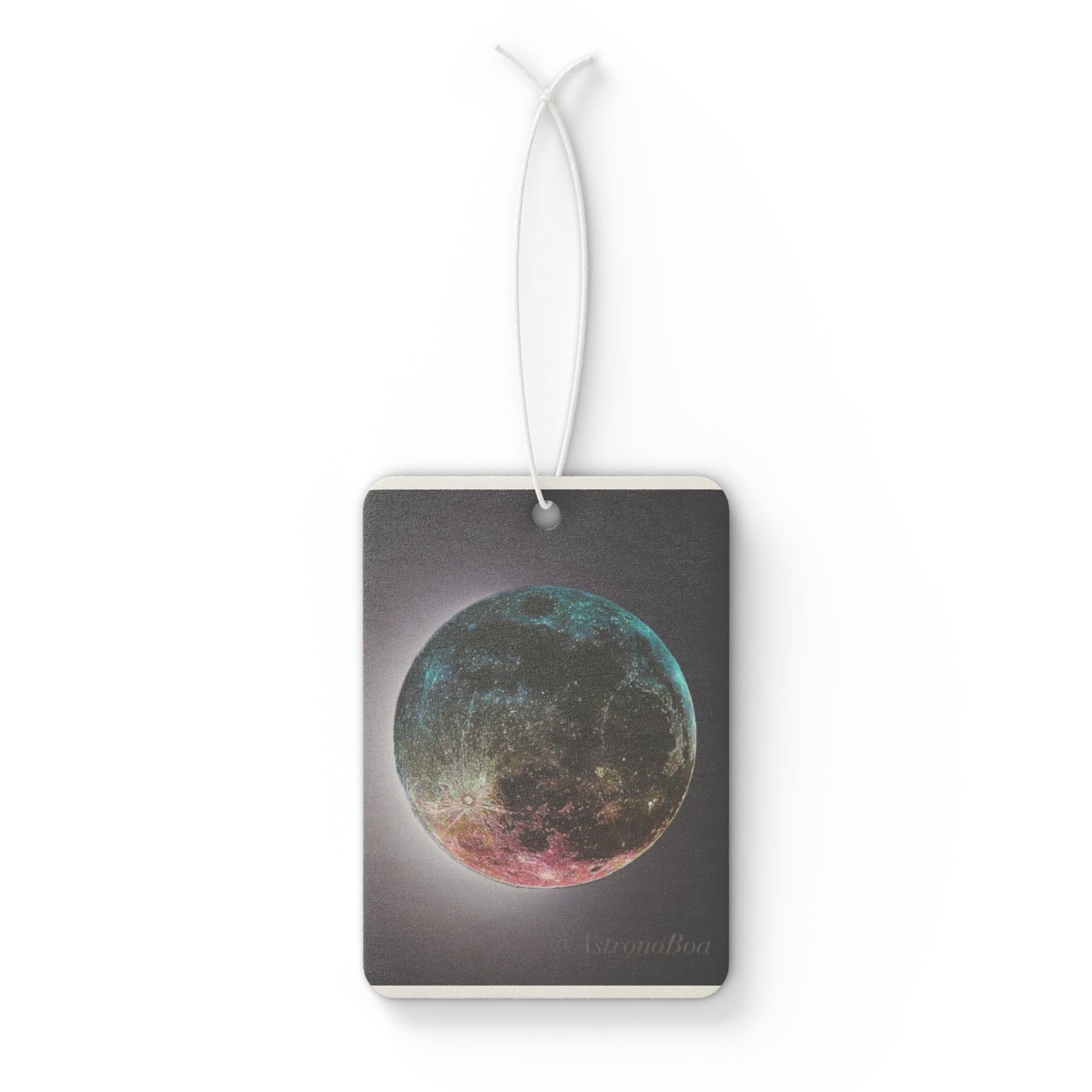 Car Air Freshener Full Moon Art