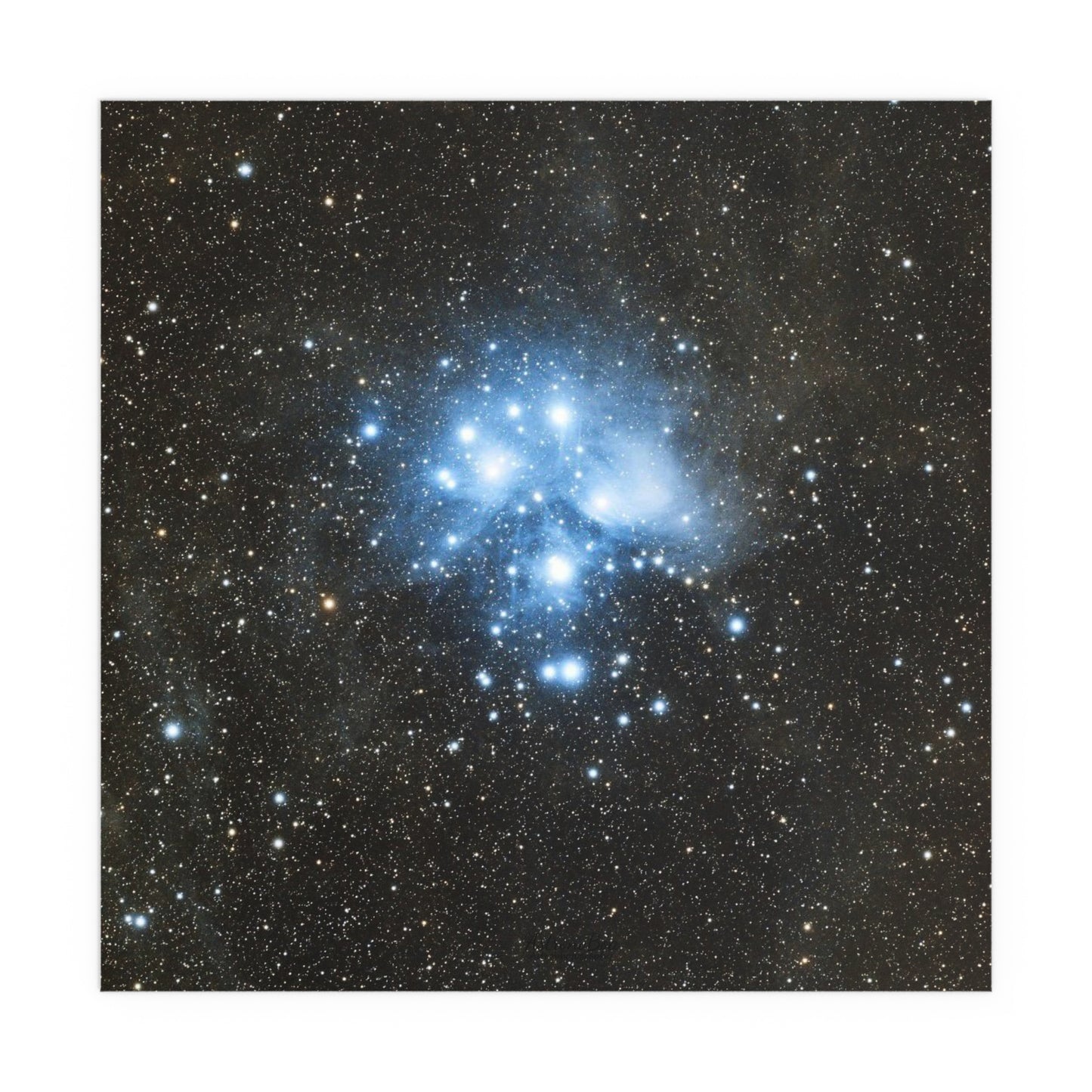 Indoor and Outdoor Silk Poster - The Pleiades by AstronoBoa