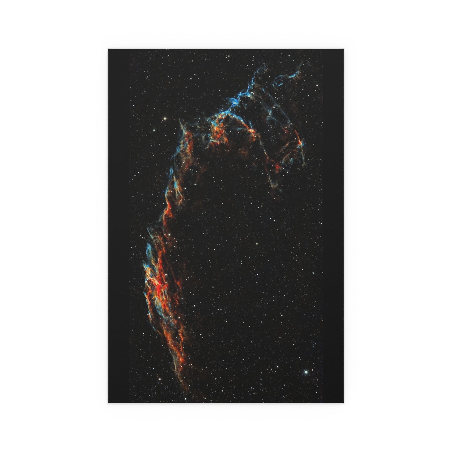 Indoor and Outdoor Silk Poster - The Eastern Veil NGC 6992 by AstronoBoa