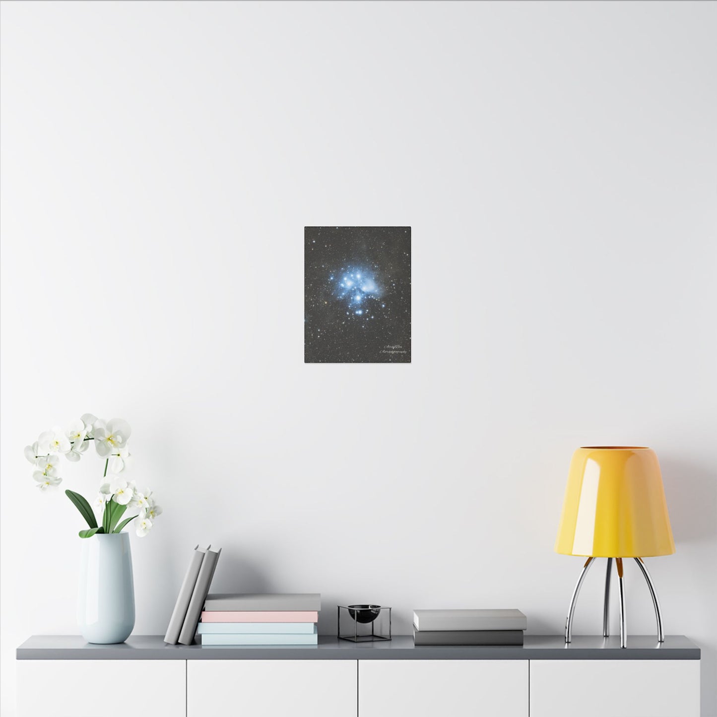 Canvas Print Pleiades Star Cluster created by AstronoBoa