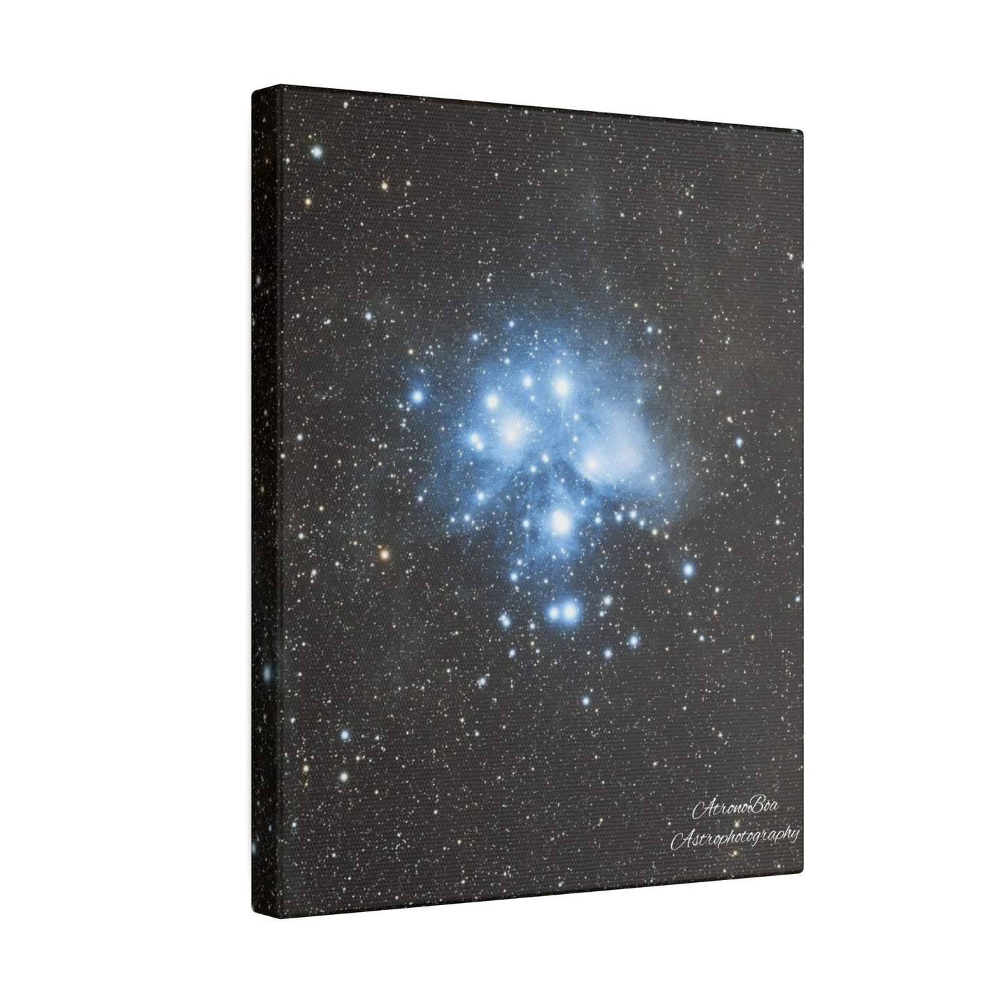 Canvas Print Pleiades Star Cluster created by AstronoBoa